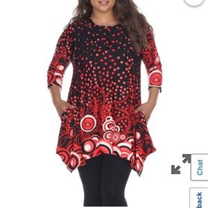 WHITE MARK tunic top